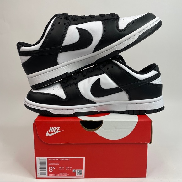 Nike Dunk Low Retro “Panda/Black White” 2023 - Picture 3 of 4